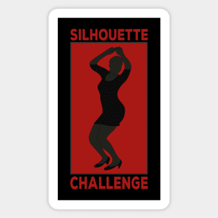 The Silhouette Challenge Sticker